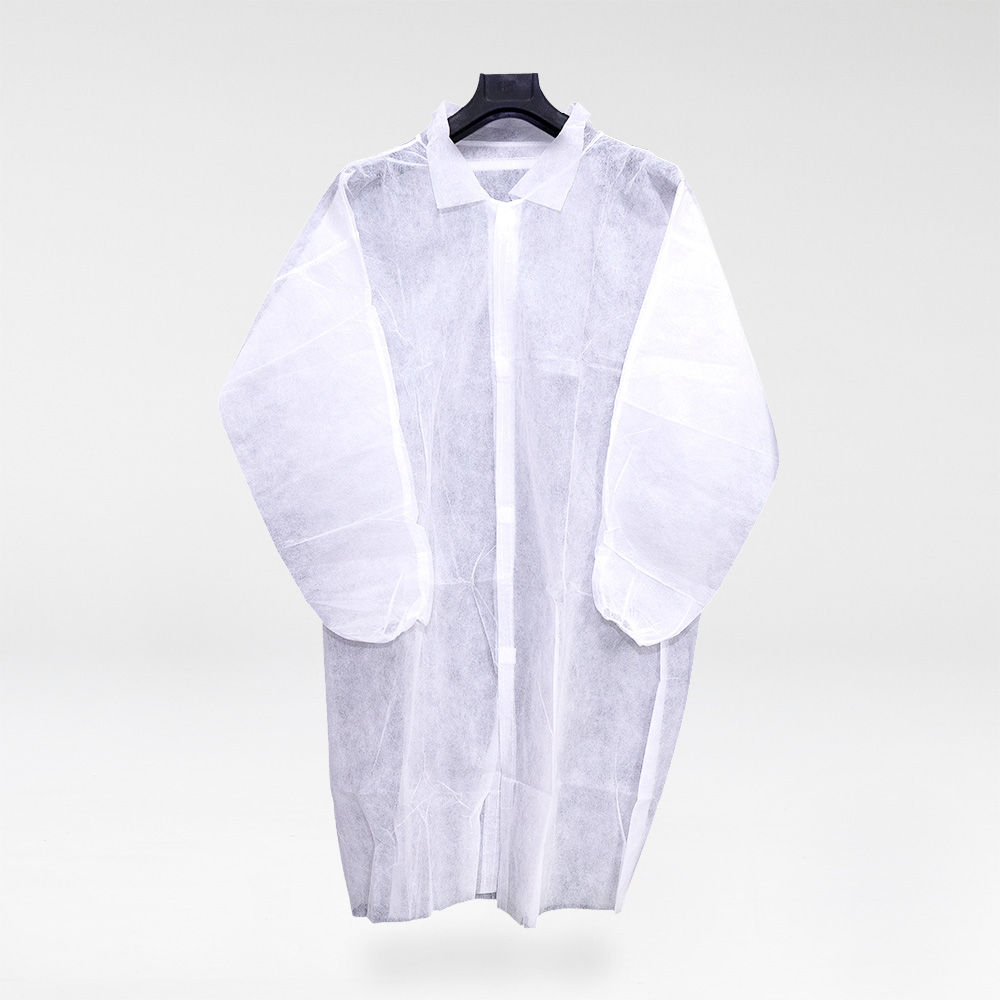 20 Skjortor Overaller Förkläden Kimono för Engångsbruk i TNT för Frisörer Kosmetologer Step