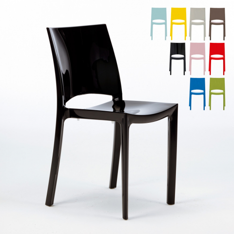 Stolar för kök och bar glänsande Grand Soleil Sunshine modern design polypropen Kampanj