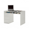 Vitt Skrivbord med 3 Lådor för Kontor Modern Design 110x60cm Franklyn Erbjudande