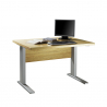 Rektangulärt 120x80cm höjdjusterbart designbord för kontoret Omega Erbjudande