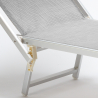 4 Solsängar Strand Hav Professionella Aluminium Italia 