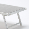 4 Solsängar Strand Hav Professionella Aluminium Italia 