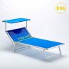 Strandstol Aluminium Beach Bed Stor Italien Xl professionell Kostnad