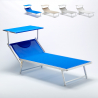 Strandstol Aluminium Beach Bed Stor Italien Xl professionell Mått