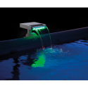 Vattenfall med Mångfärgat LED-Ljus för Intex Pool Ovan Mark 28090 Bestånd