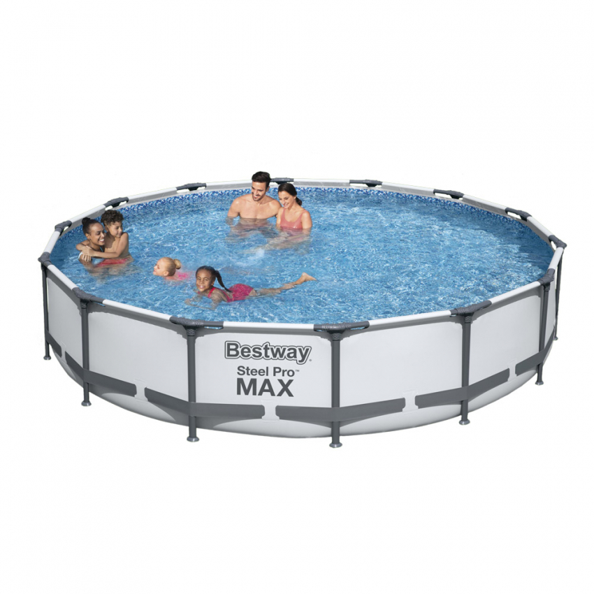 Ovanmark Pool Bestway 56595 Rund Steel Pro Max 427x84cm Kampanj