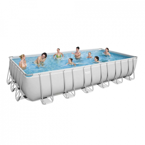Ovanmark Pool Bestway 56475 Rektangulärt Power Steel 732x366x132