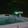 Bestway 58619 Flerfärgad Vattenfall LED Pool Ovan Mark Soothing Flowclear Rabatter