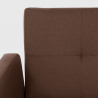 3-sits bäddsoffa i tyg fällbar klick klack modern design Tulum Katalog