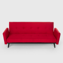 3-sits bäddsoffa i tyg fällbar klick klack modern design Tulum 