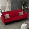 3-sits bäddsoffa i tyg fällbar klick klack modern design Tulum Inköp