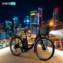 Elcykel Ebike för Kvinnor med Korg 250W RKS XT1 Shimano Erbjudande