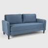 3-sits soffa modern design för vardagsrum och lounger i tyg Portland Rea