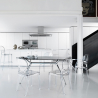 Stolar transparent med modern design för kök matsal bar restaurang Scab Igloo Rea
