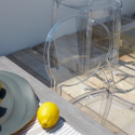 Stolar transparent med modern design för kök matsal bar restaurang Scab Igloo Erbjudande