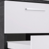 Modernt hörnskrivbord 180x160 med byrå med 3 lådor New Selina Report Val