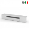Design TV-bänk med dörr och låda 200cm Daiquiri White L Erbjudande