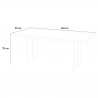 Matbord med modern design i trä 160x90cm Bologna Katalog