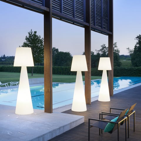Golvlampa kolonn stjälk lysande modern design Slide Pivot