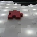 Golvlampa modulär samtida modern design Slide Puzzle Försäljning
