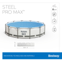 Pool Ovan Mark Rund Bestway Steel Pro Max 366x76cm 56416 Katalog