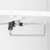 Garderob multifunktionell modern design 2 dörrar 6 fack Vega Space Ardesia Bestånd