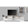 TV-bänk och mediamöbel vardagsrum modern design vitt trä Corona Moby Rea