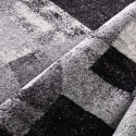Matta modern geometrisk design rektangulär grå svart Milano GRI012 Erbjudande