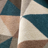 Matta modern design mångfärgat geometriskt mönster Milano GLO010 Erbjudande