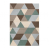 Matta modern design rektangulär mångfärgat geometriskt mönster Milano GLO009 Försäljning