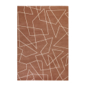 Matta vardagsrum modern geometrisk design rektangulär brun Milano GLO007 Försäljning