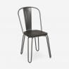 industriell design Lix stil stål stolar för bar och kök ferrum one Bestånd