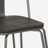 industriell design stil stål stolar för bar och kök ferrum one Modell