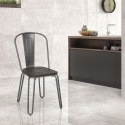 industriell design stil stål stolar för bar och kök ferrum one Egenskaper