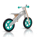 Balanscykel för barn utan pedaler i trä med korg balance bike Ride Rea