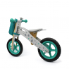 Balanscykel för barn utan pedaler i trä med korg balance bike Ride Rabatter