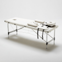Bärbar Hoppfälbar Massagebänk I Aluminium 2 Delar 210 cm Shiatsu Rea