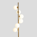 Golvlampa med LED-ljus med bas i marmor design Alibreo Rea
