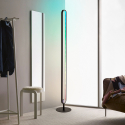 Golvlampa LED-ljus modern design fjärrkontroll RGB Markab Kampanj
