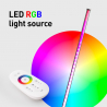 LED golvlampa minimal modern design fjärrkontroll RGB Dubhe Erbjudande