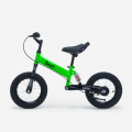 Barncykel utan pedaler med broms uppblåsbara hjul och cykelstöd balance bike Doc Kampanj