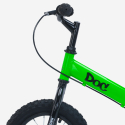 Barncykel utan pedaler med broms uppblåsbara hjul och cykelstöd balance bike Doc Rabatter