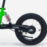 Barncykel utan pedaler med broms uppblåsbara hjul och cykelstöd balance bike Doc Katalog