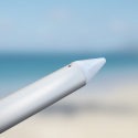 Strandparasoll i aluminium hav 220 cm vindskydd UV-skydd professionellt Bagnino Fluo 