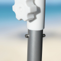 Strandparasoll i aluminium hav 220 cm vindskydd UV-skydd professionellt Bagnino Fluo 