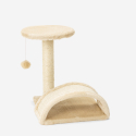 Klösträd för katter skrapstolpe bågtunnel sisal pelare lek avkoppling boll 45 cm Manx Katalog