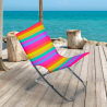 Fällbar solstol strand bärbar mångfärgad Rodeo Rainbow Försäljning