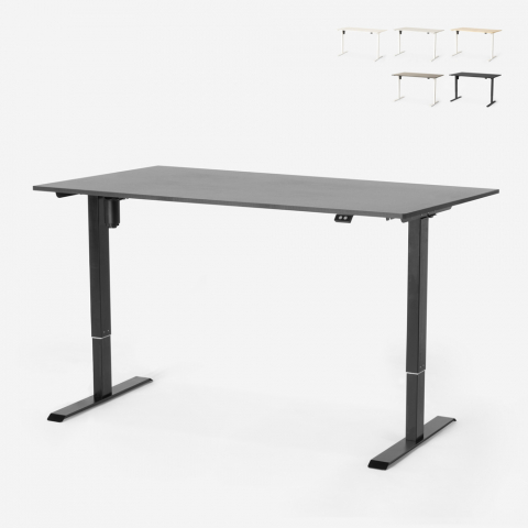 Höjdjusterbart elektriskt skrivbord för kontor och designstudio Standwalk 160x80
