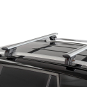 Universella lasthållare för bil takräcken raised rails Menabò Jackson XL Silver Katalog