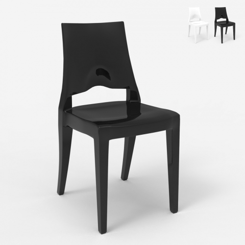 Stapelbara stolar med modern design för kök bar restaurang Scab Glenda